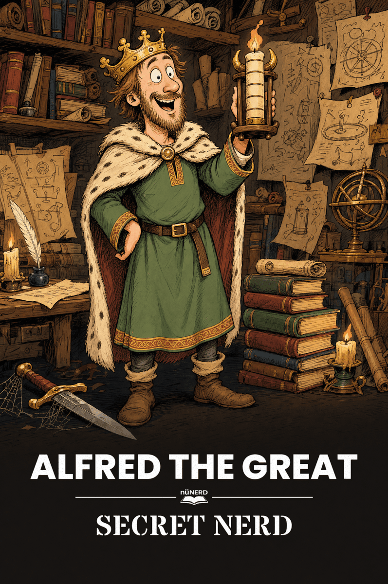 Cover of Alfred the Great: Secret Nerd, for ages 9–12