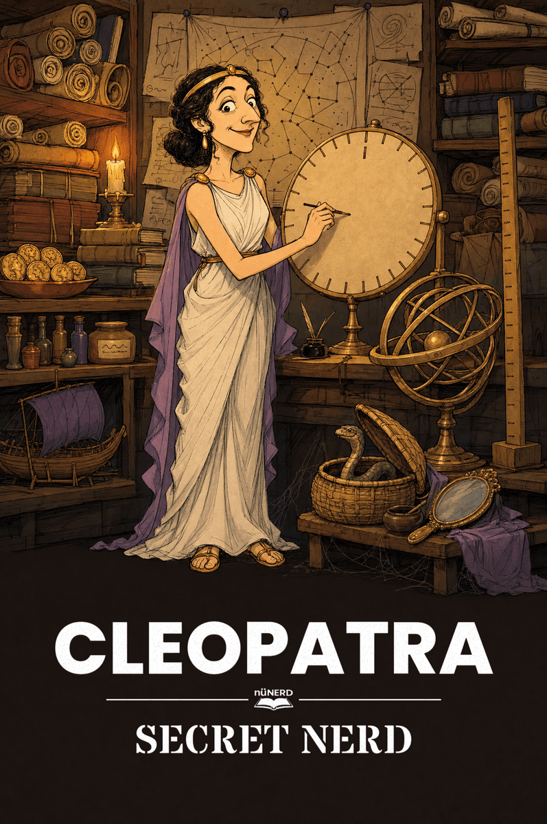 Cover of Cleopatra: Secret Nerd, for ages 9–12